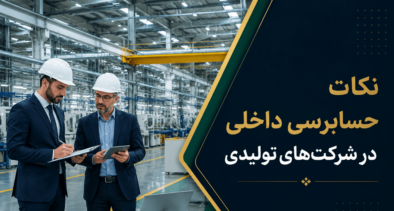نکات حسابرسی داخلی در شرکت‌های تولیدی